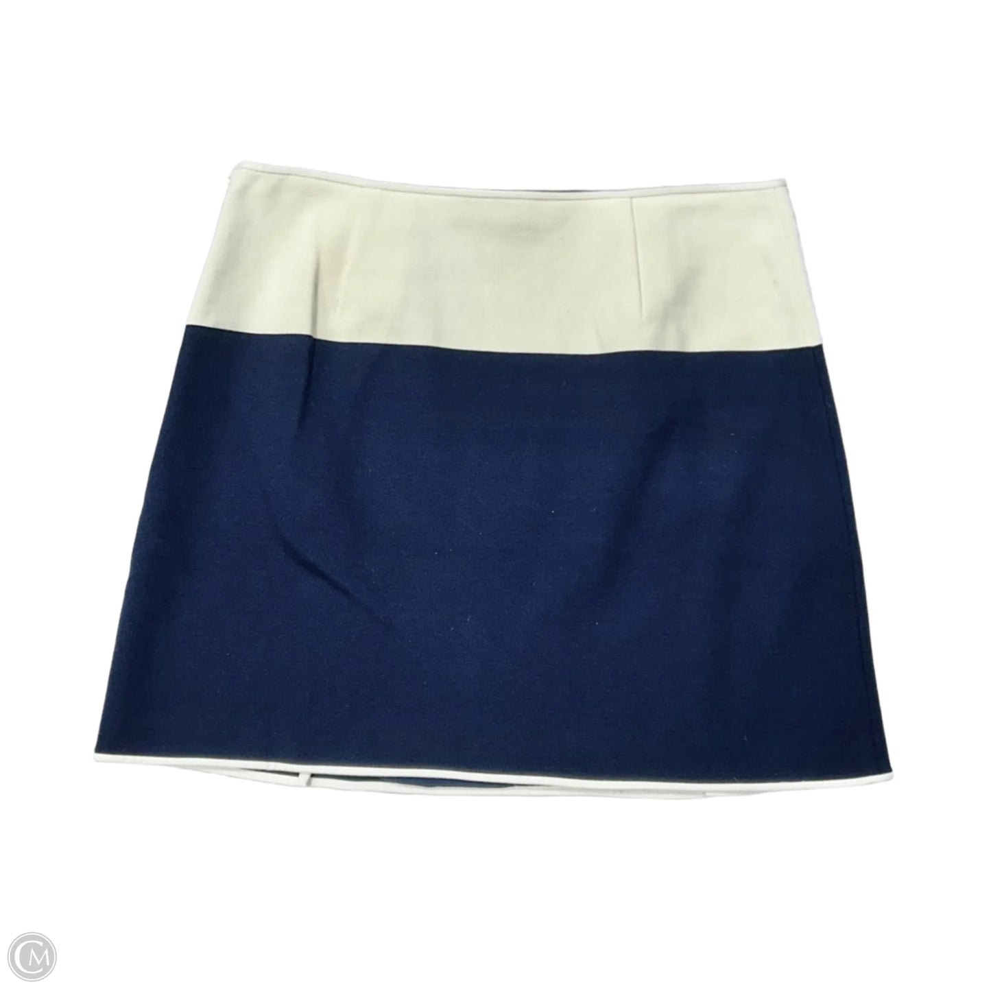 Skirt Designer By Tory Burch In Blue & White, Size: M