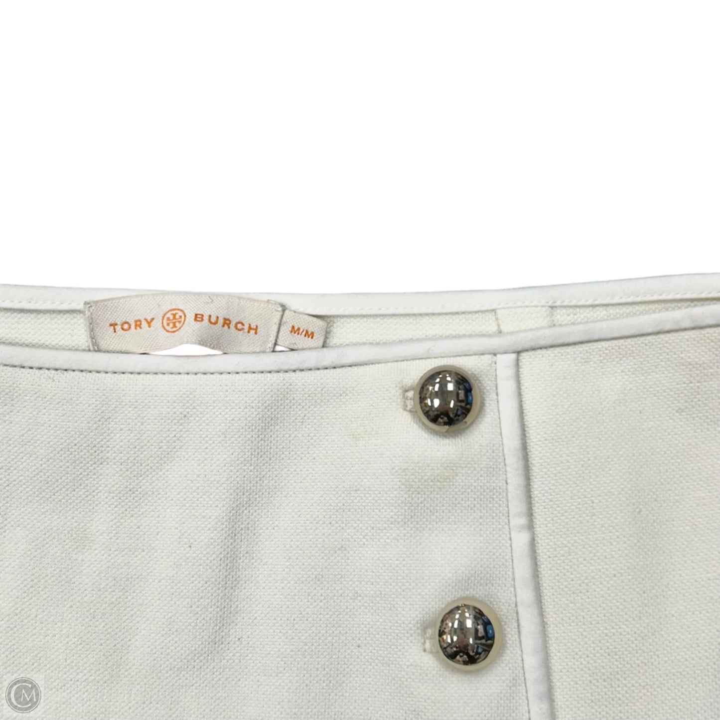 Skirt Designer By Tory Burch In Blue & White, Size: M