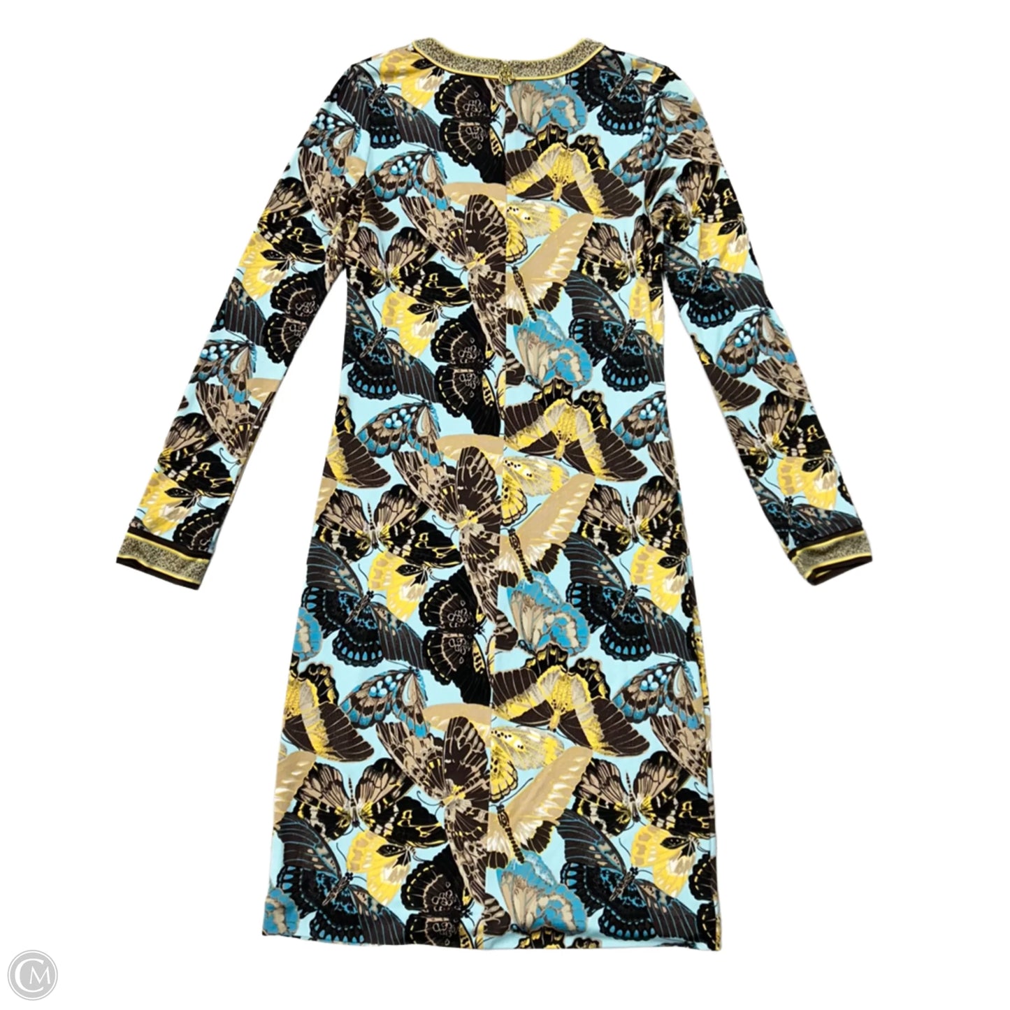 Dress Designer By Tory Burch In Blue & Brown, Size: S