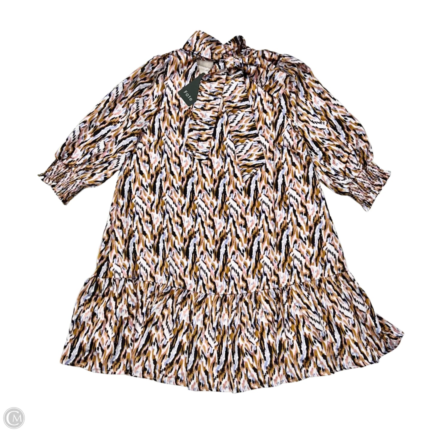 Dress Casual Short By Fate In Purple & Tan, Size: S