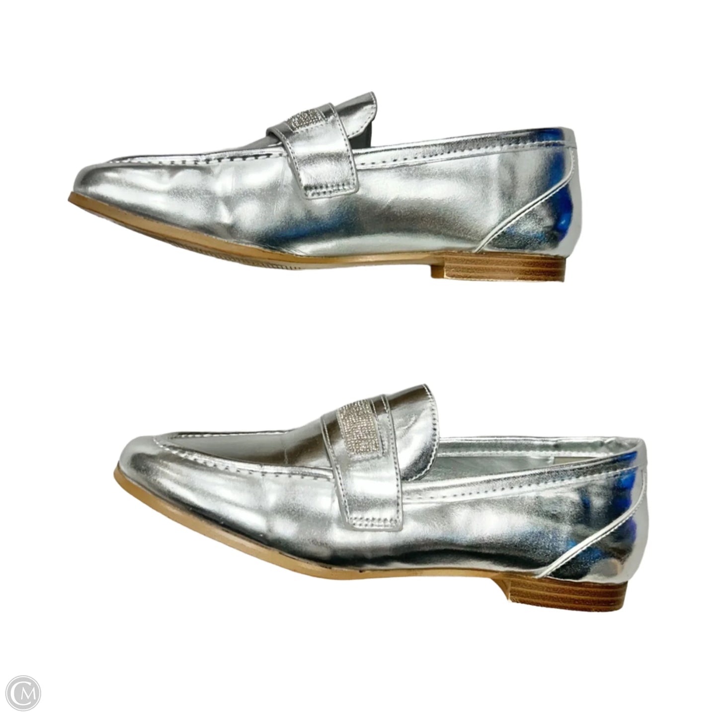 Shoes Flats By Rag & Co In Silver, Size: 7