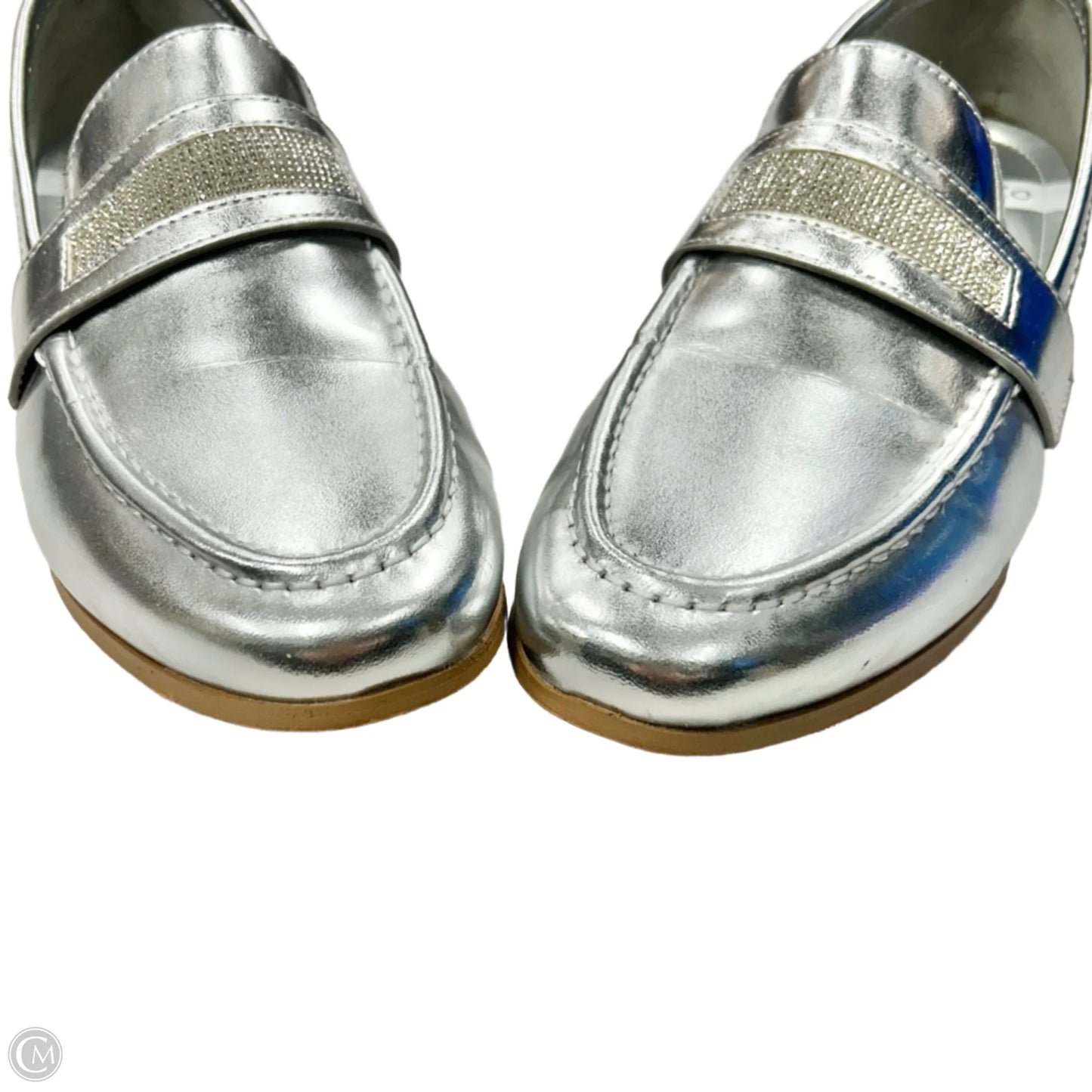 Shoes Flats By Rag & Co In Silver, Size: 7