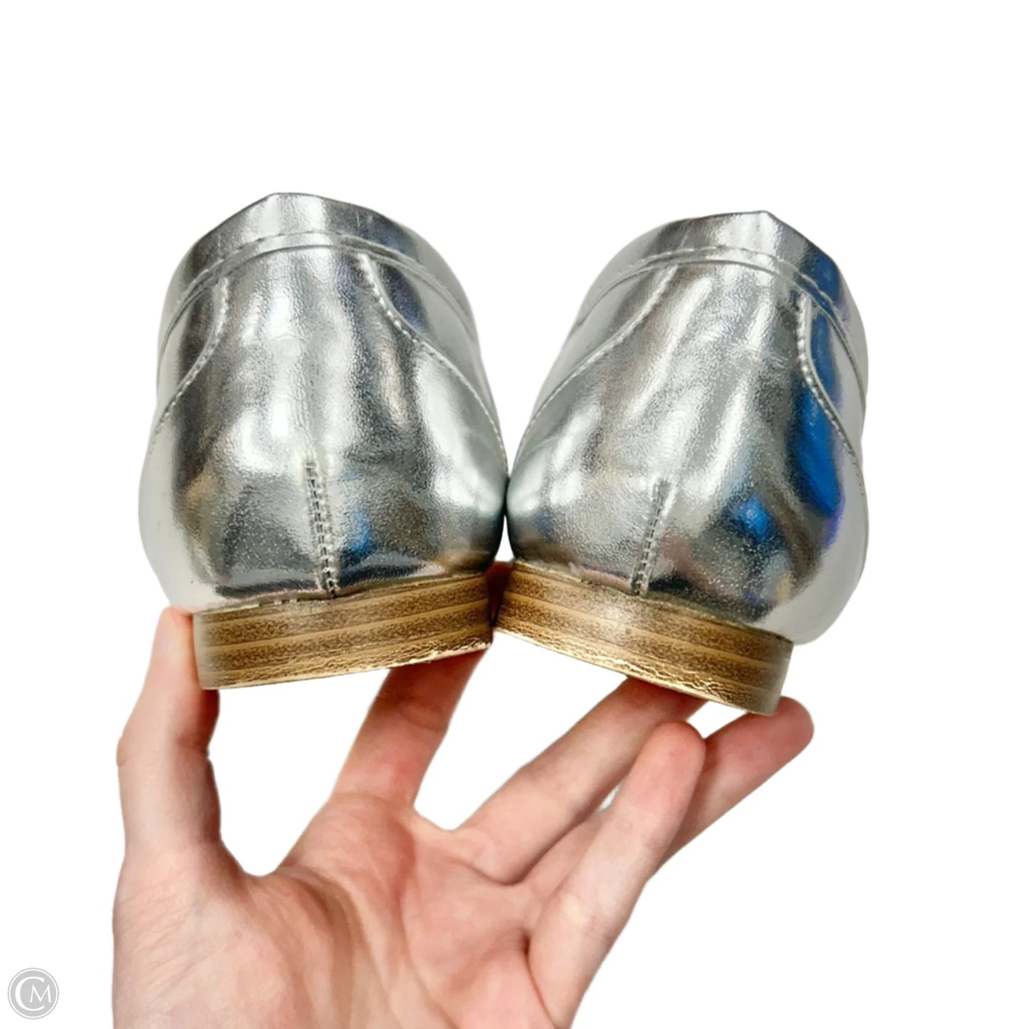 Shoes Flats By Rag & Co In Silver, Size: 7