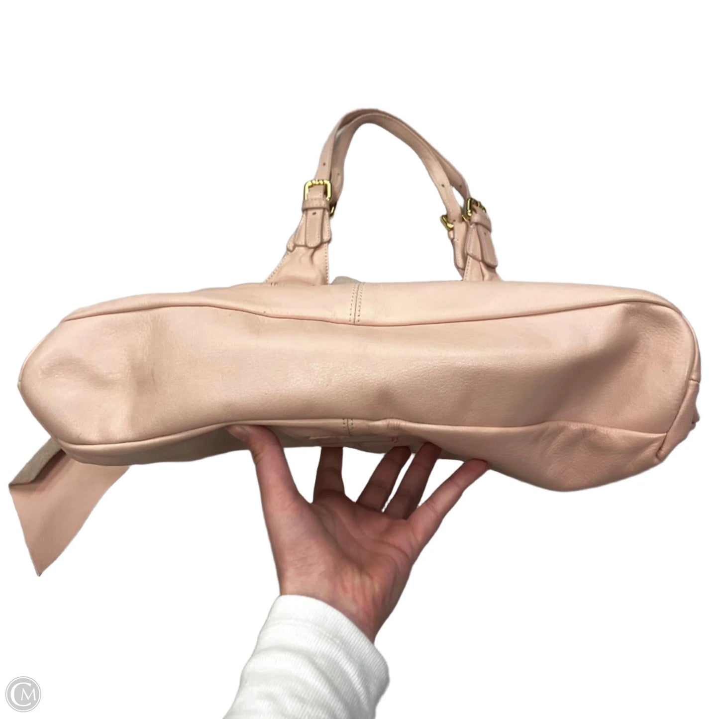 Handbag Leather By Red V, Size: Medium