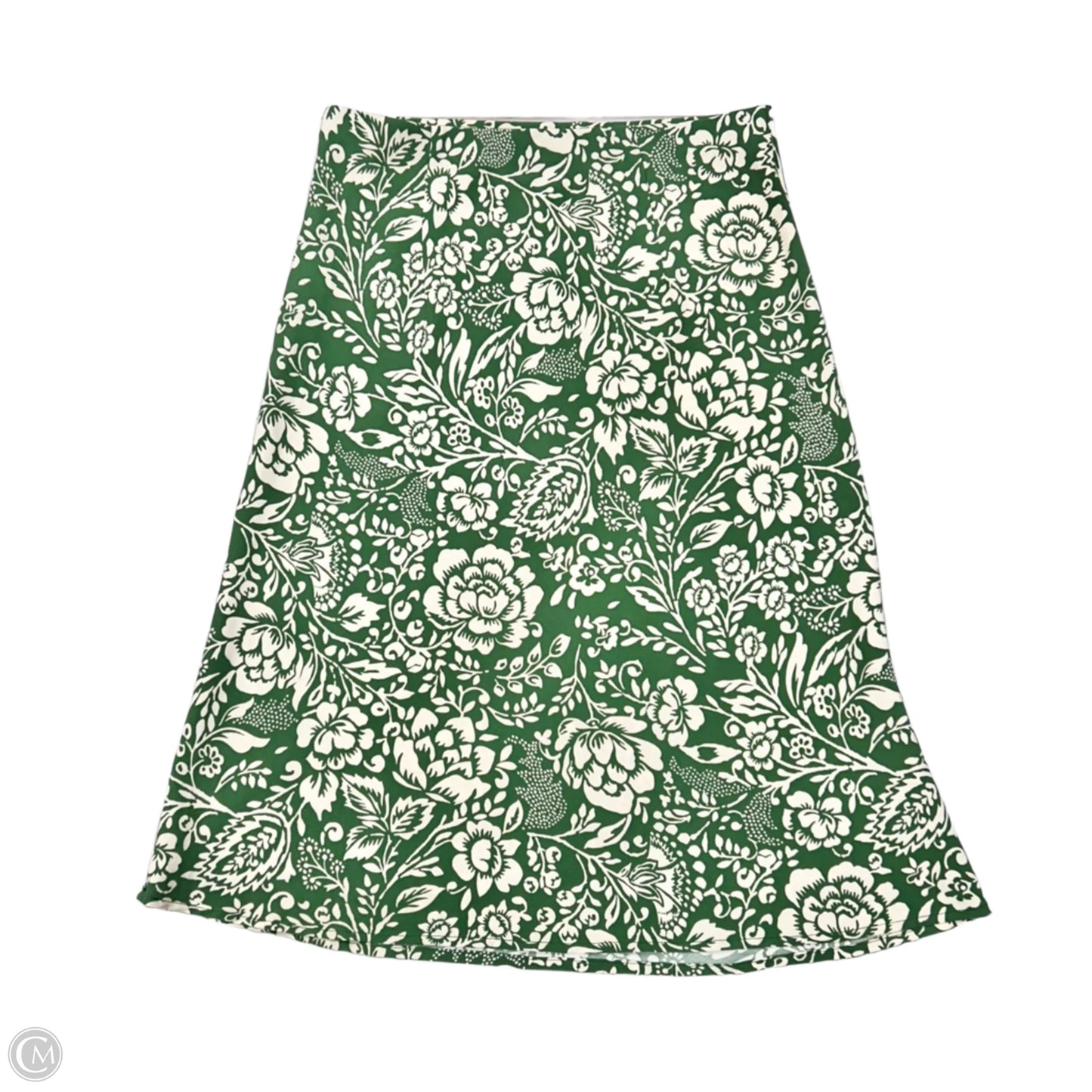 Skirt Midi By Rachel Zoe In Green & Tan, Size: 12