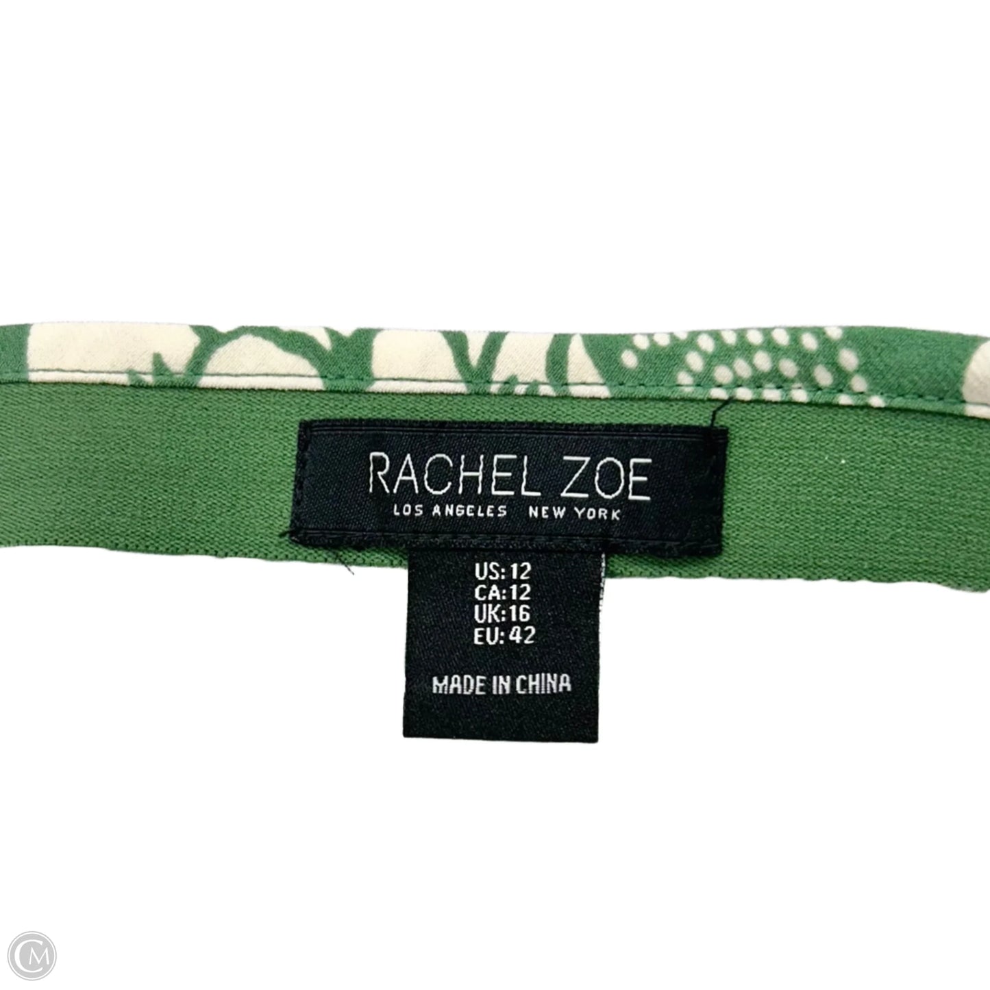 Skirt Midi By Rachel Zoe In Green & Tan, Size: 12