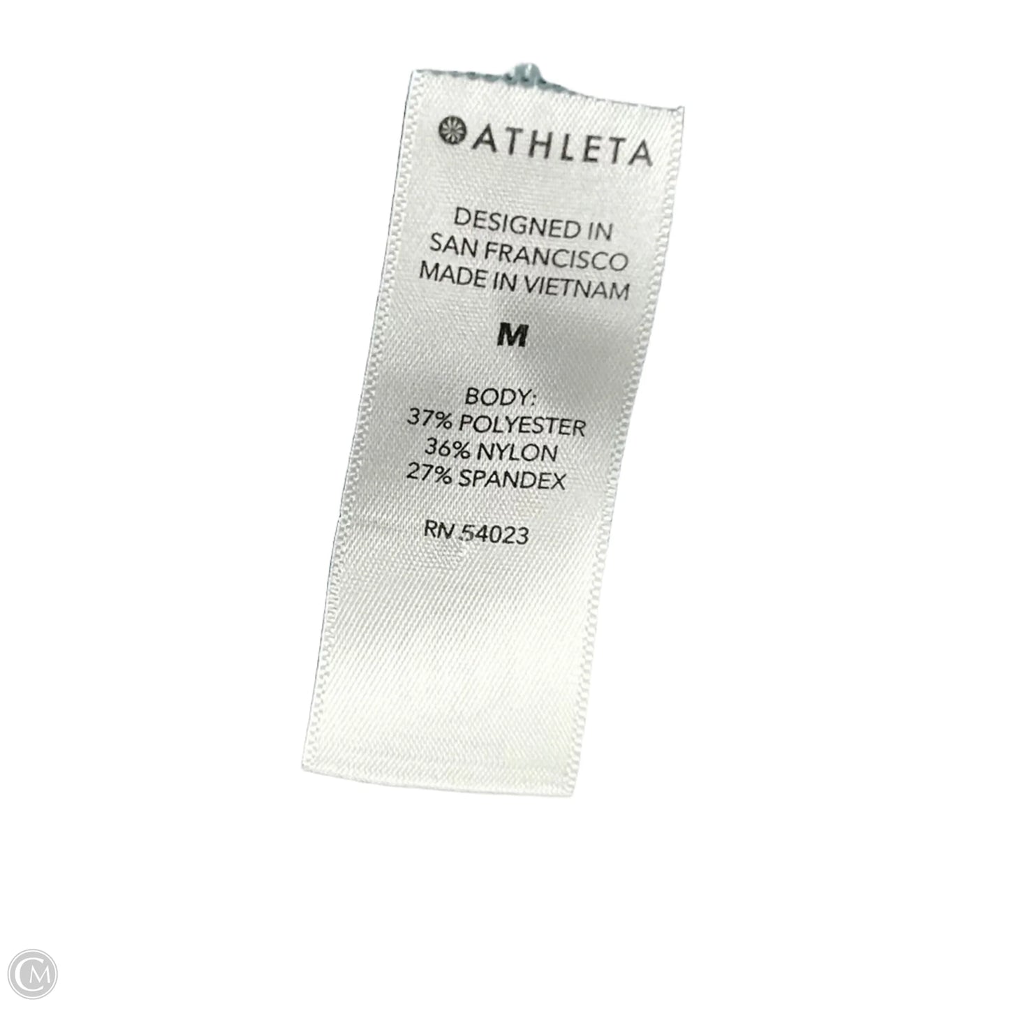 Athletic Leggings By Athleta In Black & Blue, Size: M