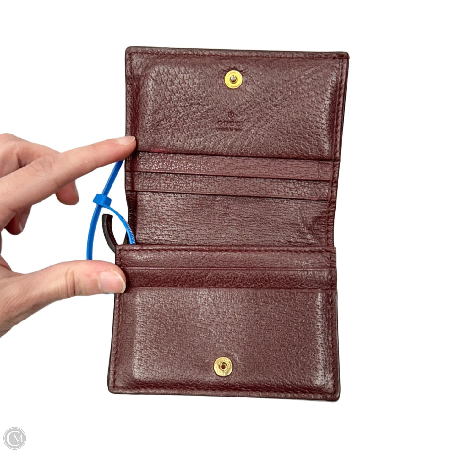 Wallet Luxury Designer By Gucci, Size: Small