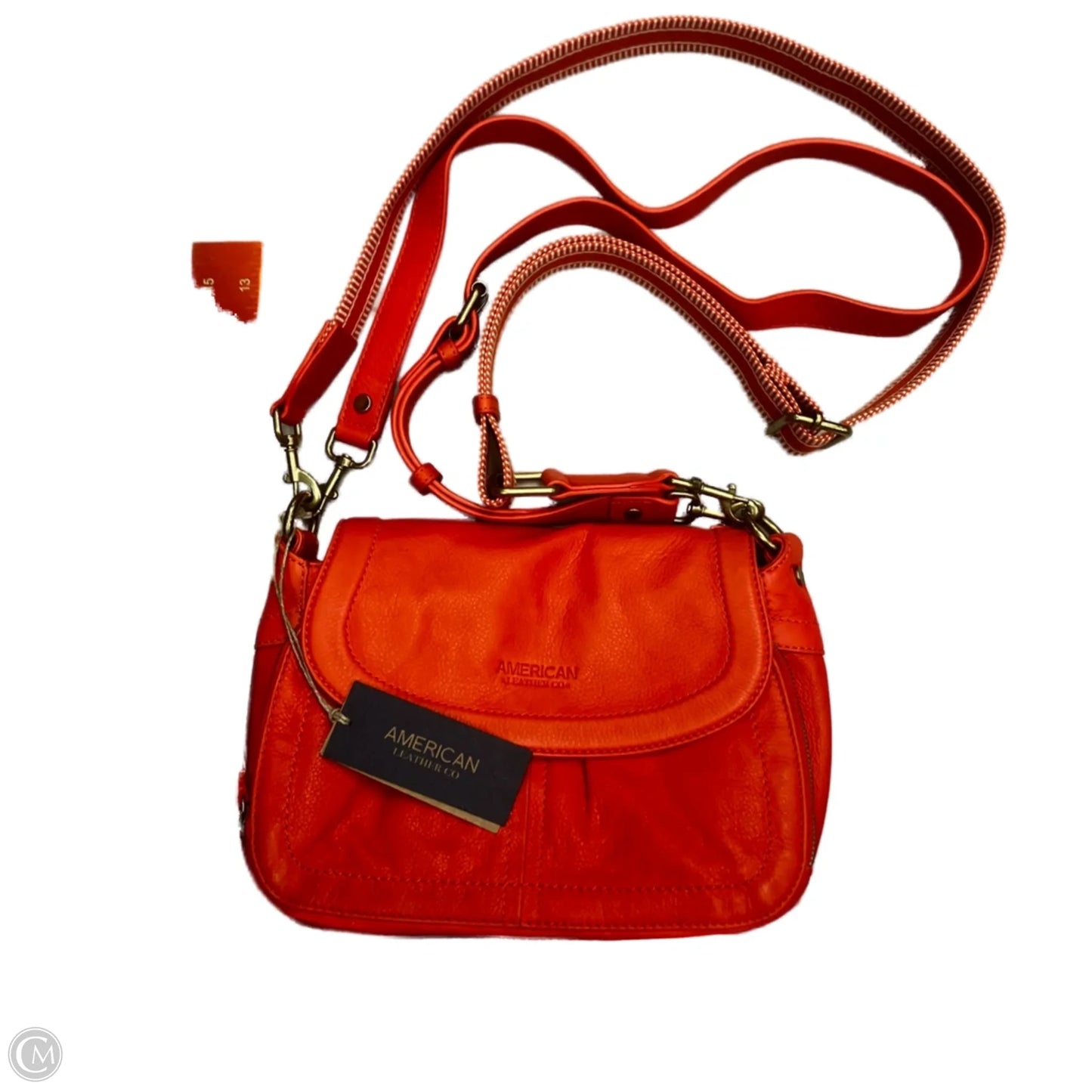 Crossbody Leather By American Leather, Size: Medium