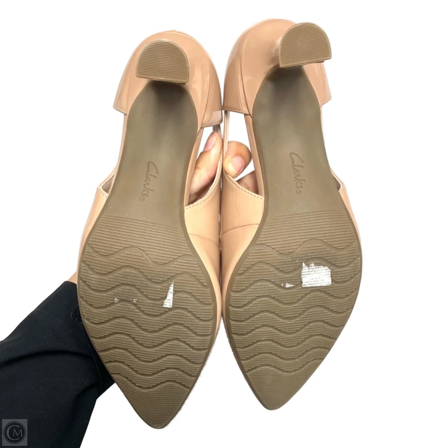 Shoes Heels Kitten By Clarks In Tan, Size: 8