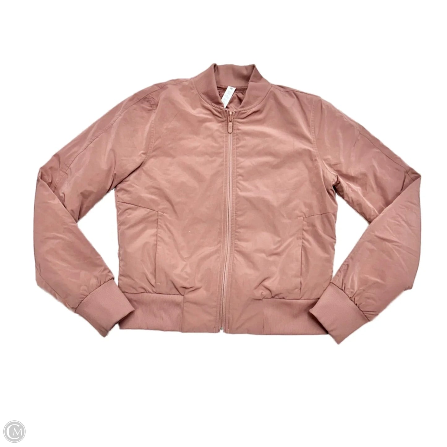 Athletic Jacket By Lululemon In Mauve, Size: S