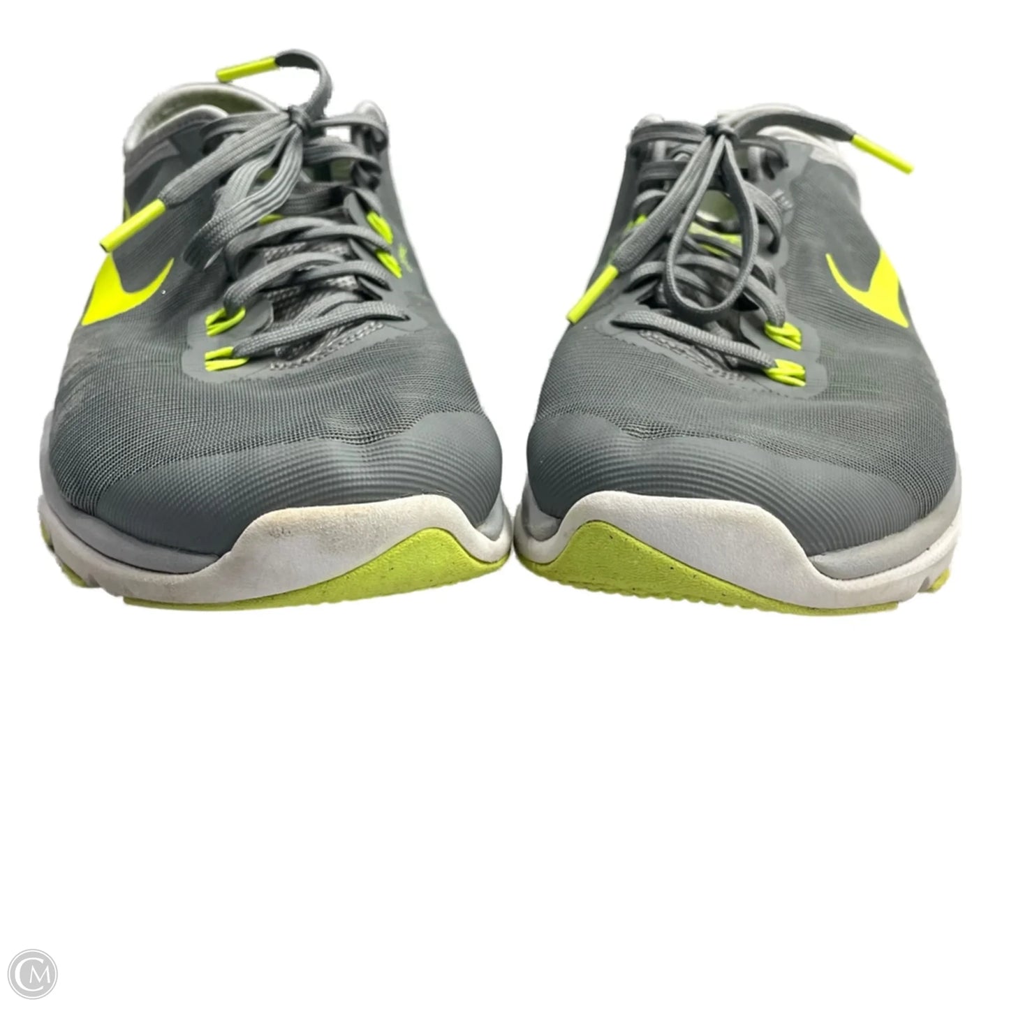 Shoes Athletic By Nike In Green & Grey, Size: 8