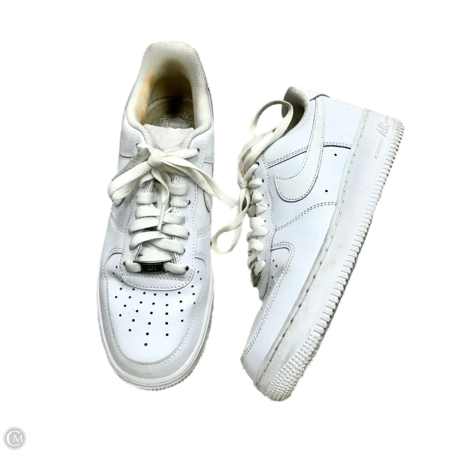 Shoes Athletic By Nike In White, Size: 9