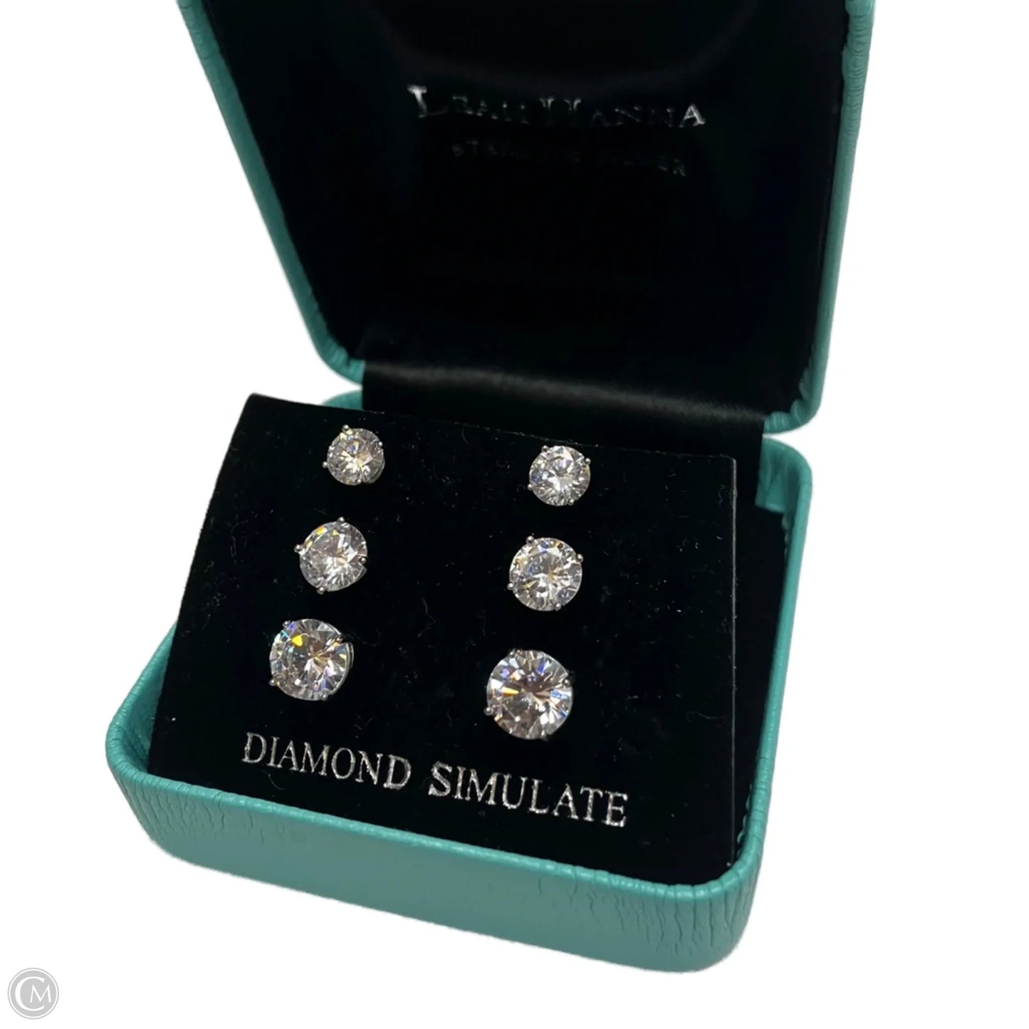 Earrings Sterling Silver, Size: 03 Piece Set