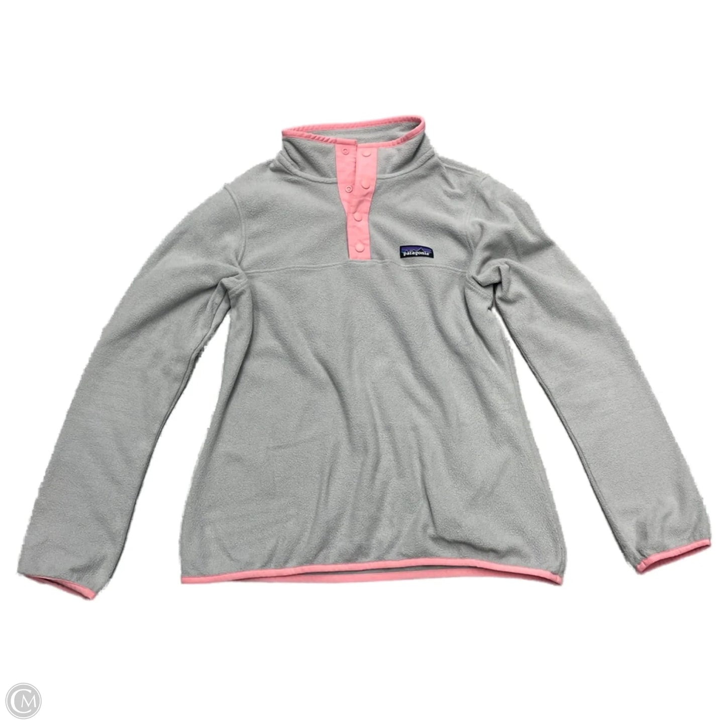 Athletic Fleece By Patagonia In Grey & Pink, Size: S