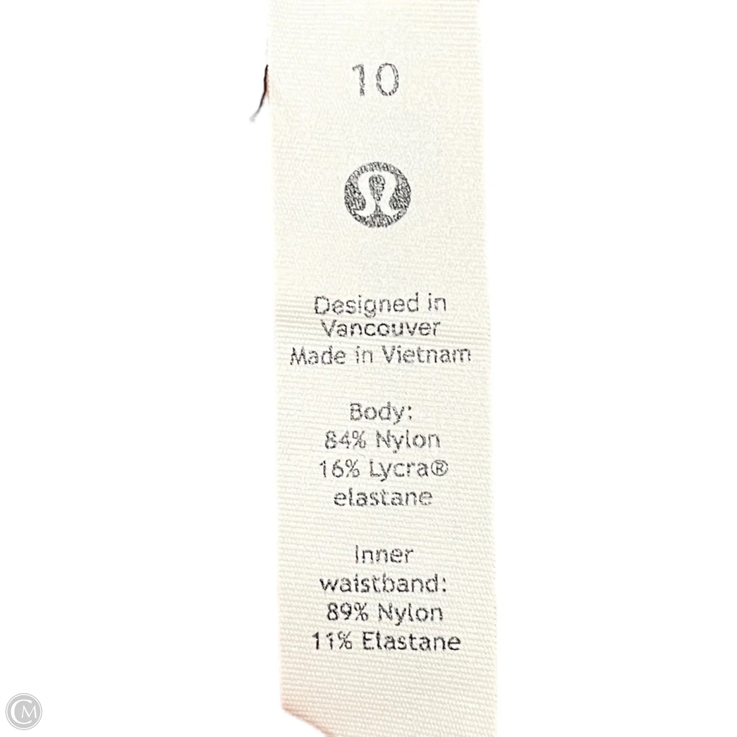 Athletic Leggings By Lululemon In Camouflage Print, Size: M