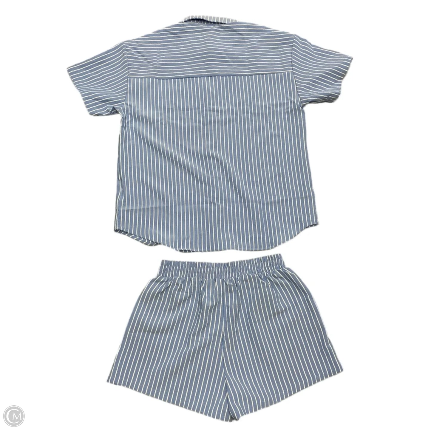 Shorts Set By Amazing Lace In Blue & White, Size: M