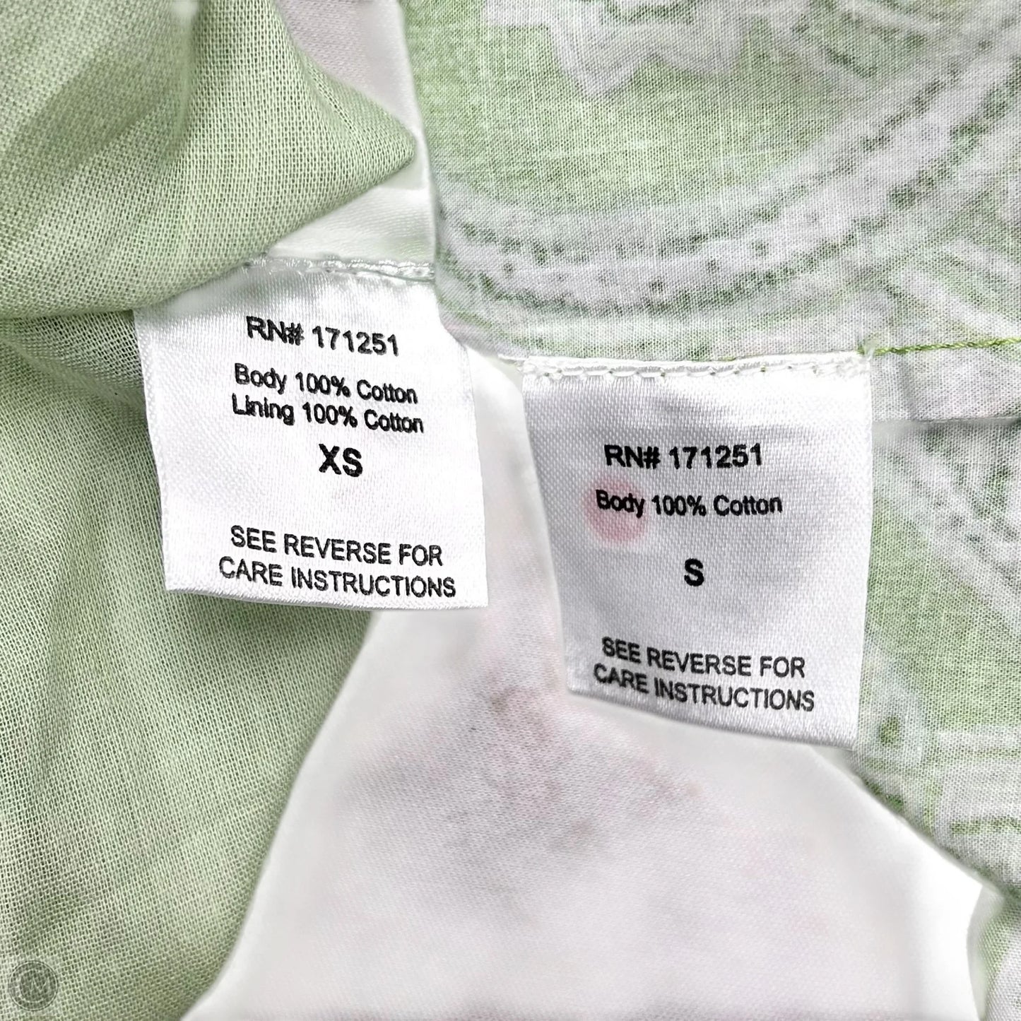 Skirt Set 2pc By Love The Label In Green & Pink, Size: Xs/S