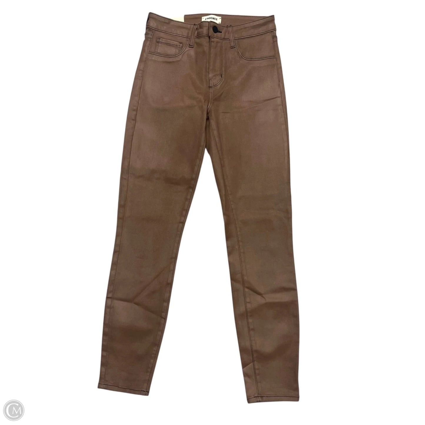 Jeans Skinny By L Agence In Brown, Size: 0