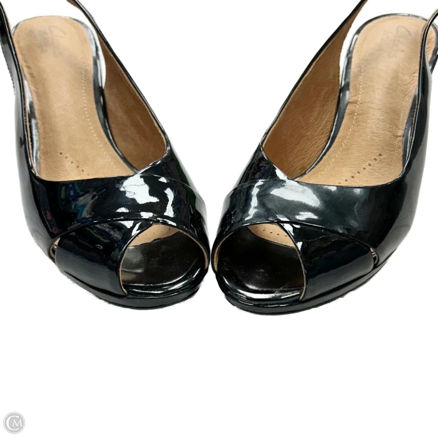 Shoes Heels Kitten By Clarks In Black, Size: 7.5