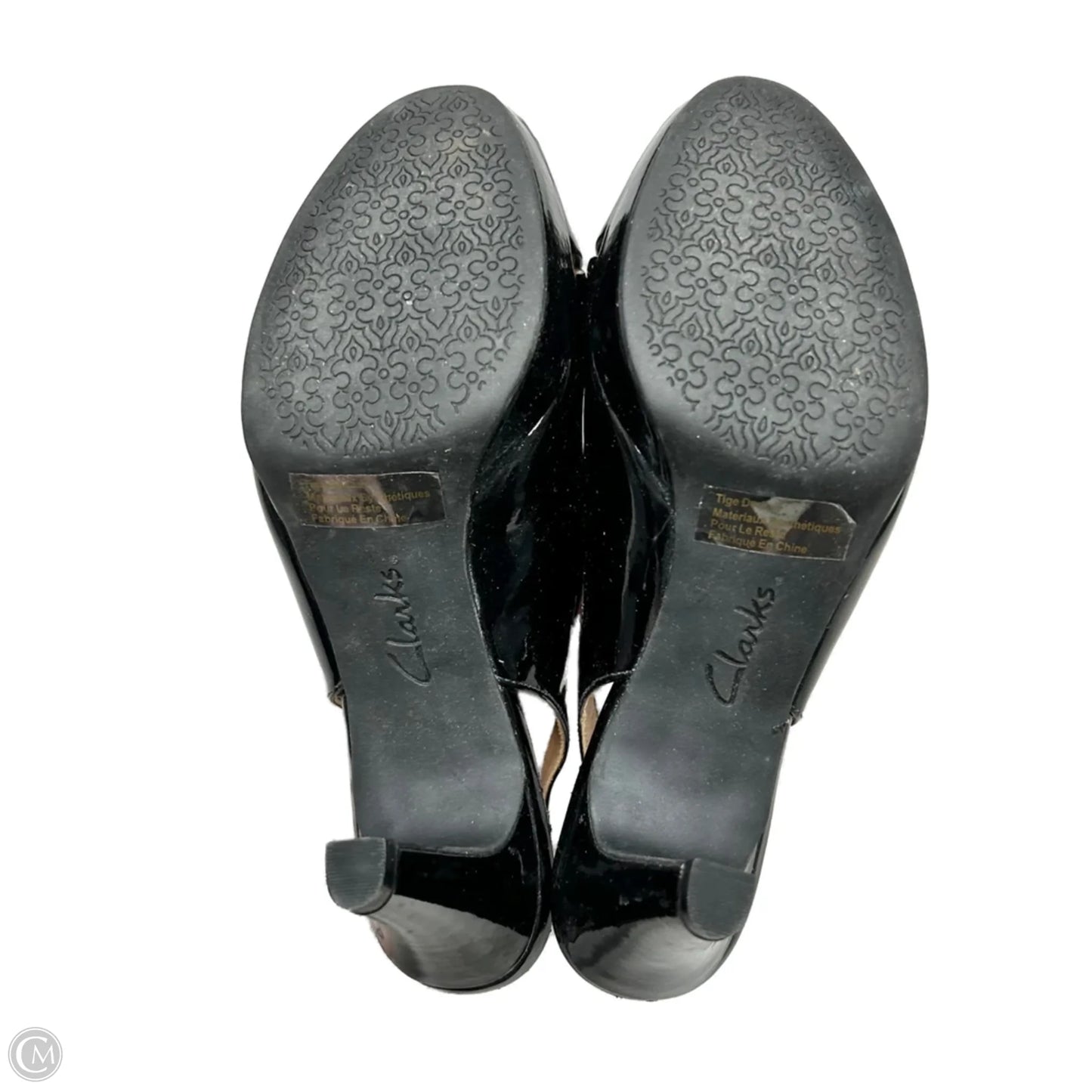 Shoes Heels Kitten By Clarks In Black, Size: 7.5