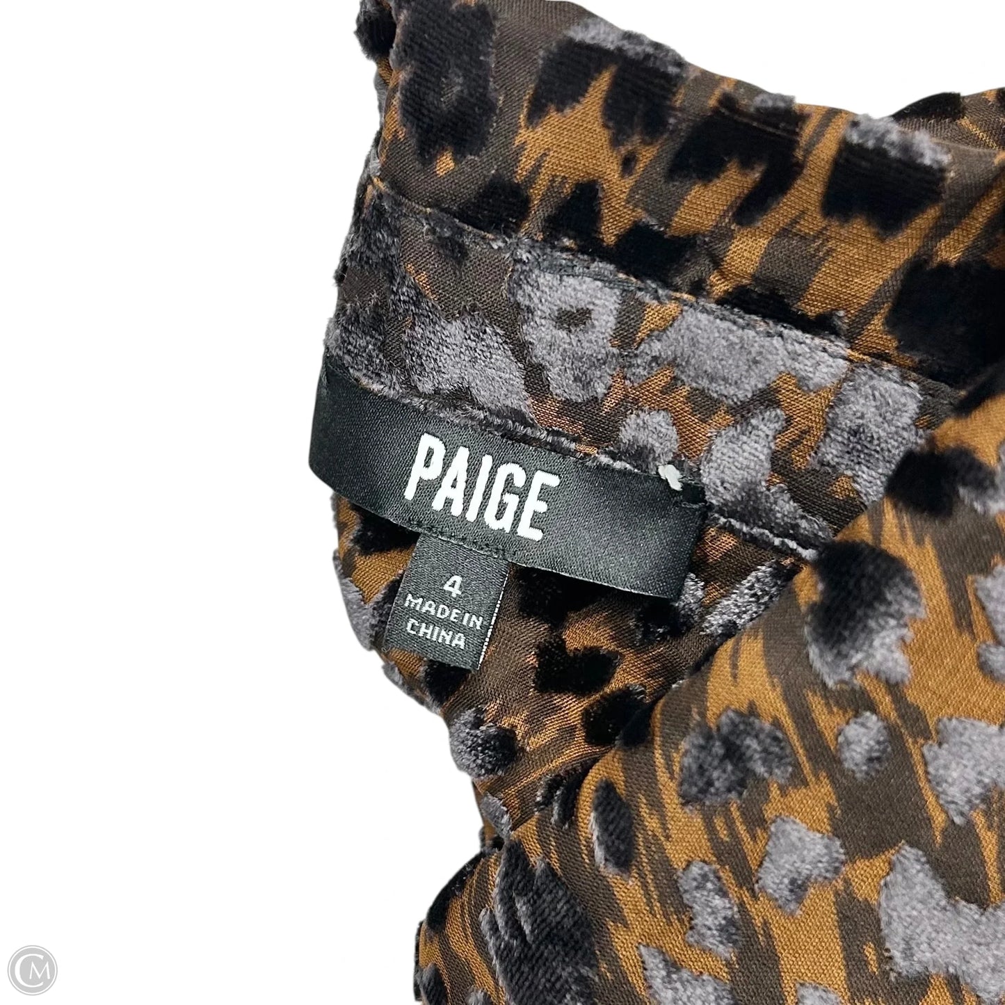 Top Long Sleeve By Paige In Leopard Print, Size: S