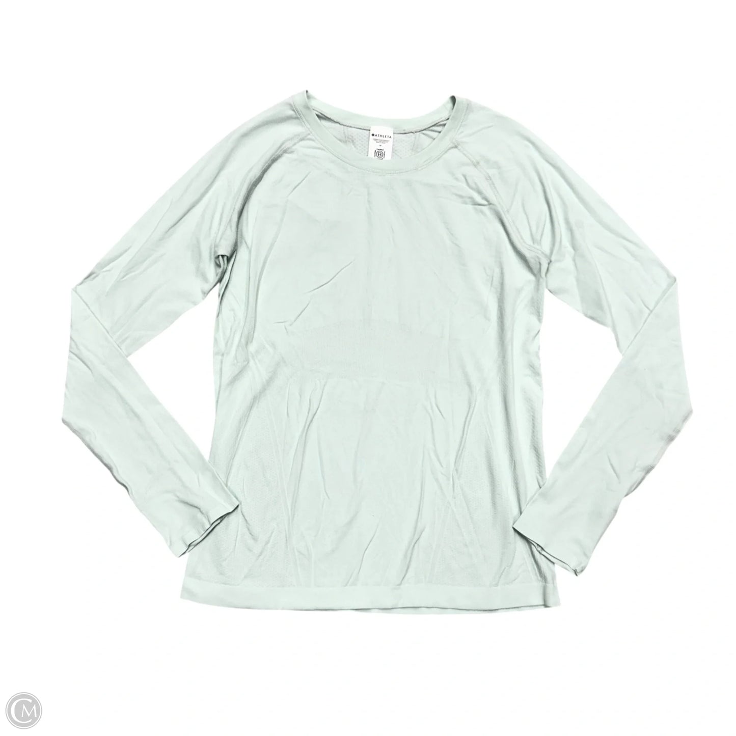 Athletic Top Long Sleeve Crewneck By Athleta In Blue, Size: M