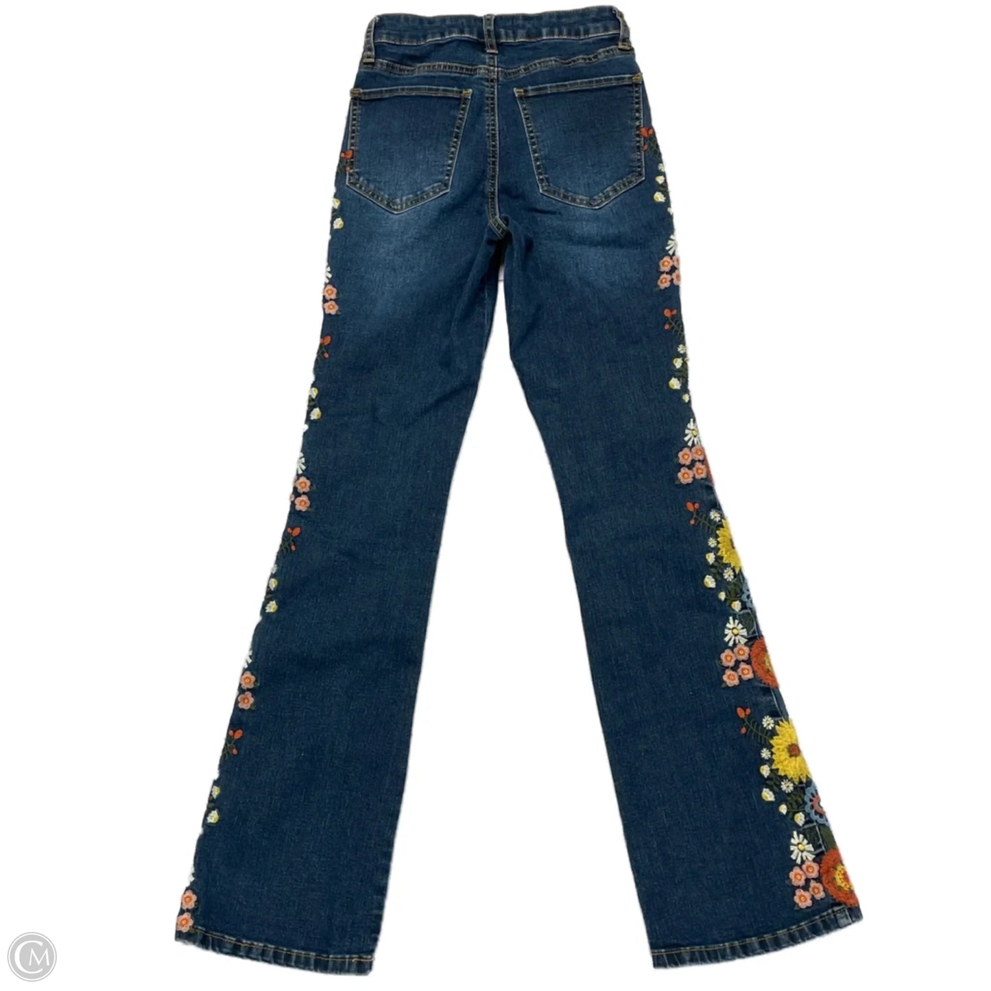 Jeans Boot Cut By Ashley Mason In Blue Denim, Size: 0
