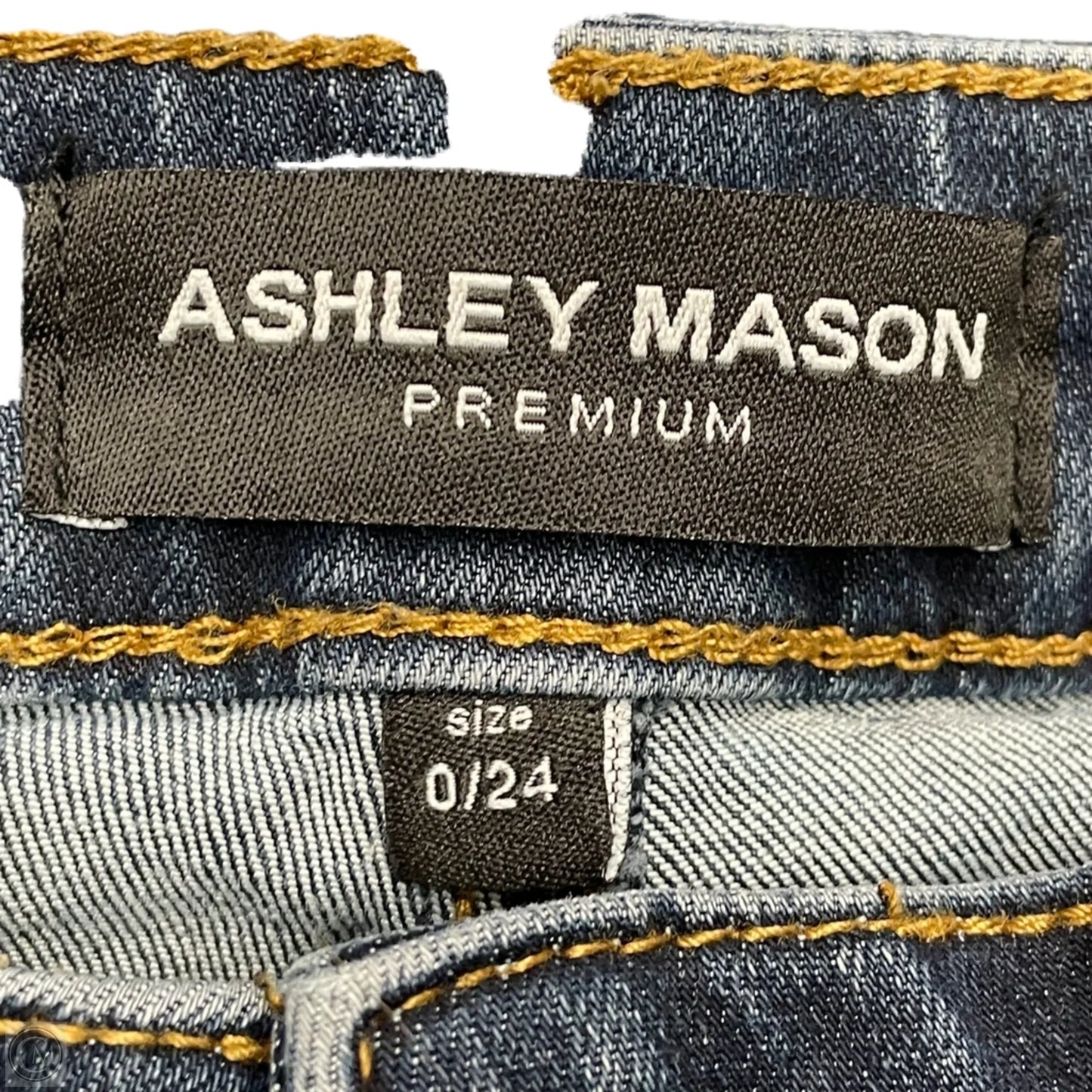 Jeans Boot Cut By Ashley Mason In Blue Denim, Size: 0