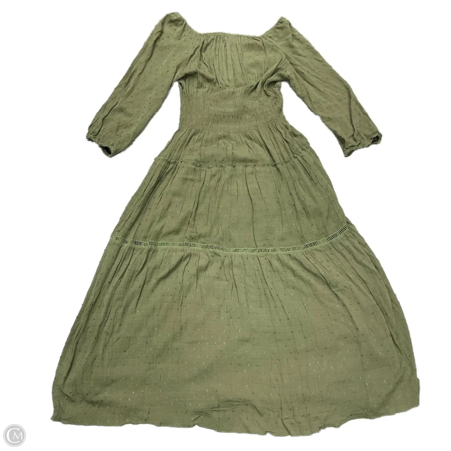 Dress Casual Maxi By Fig & Flower In Green, Size: L