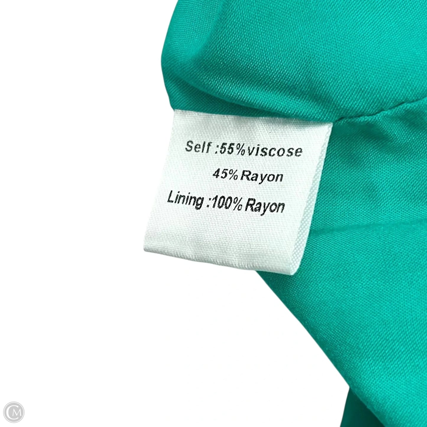 Dress Casual Short By Karina Grimaldi In Teal, Size: S