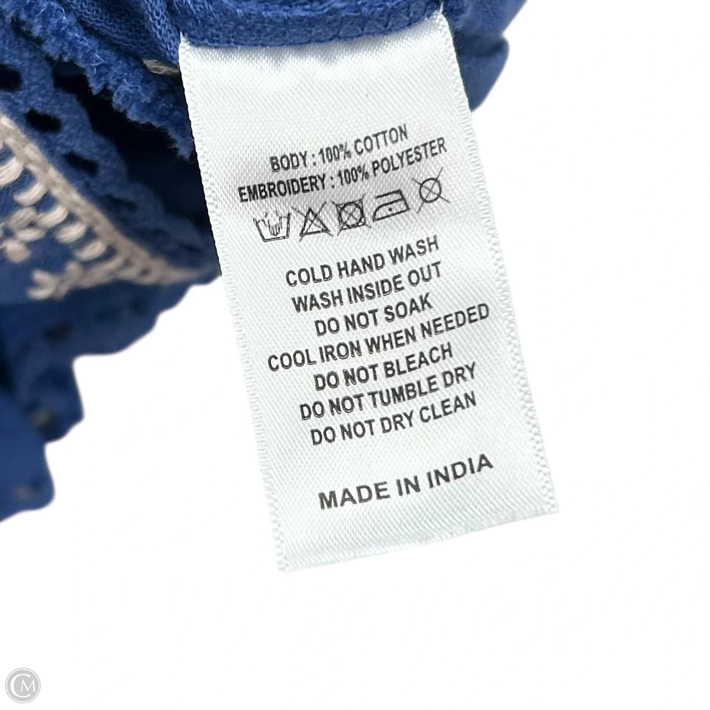 Dress Casual Short By Mabe In Blue & White, Size: S
