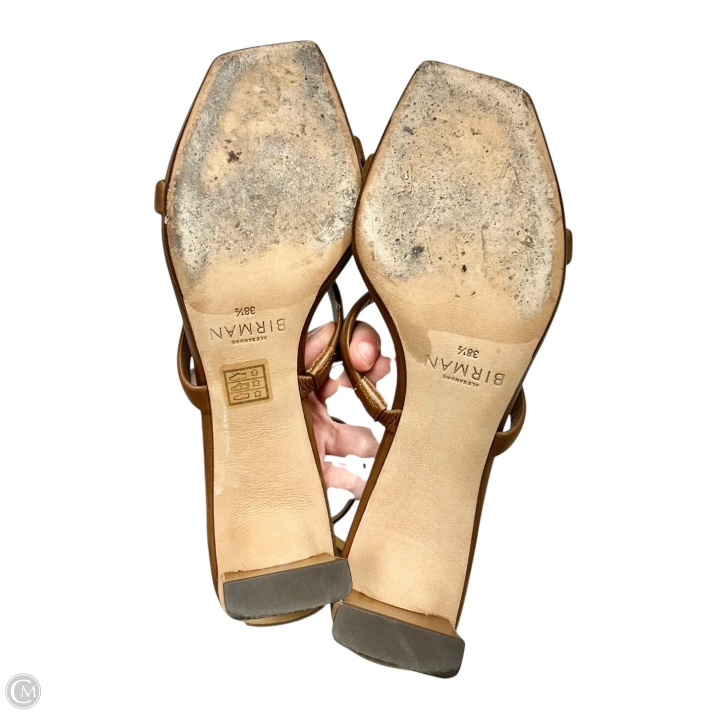 Sandals Heels Kitten By Alexandre Birman In Brown, Size: 8