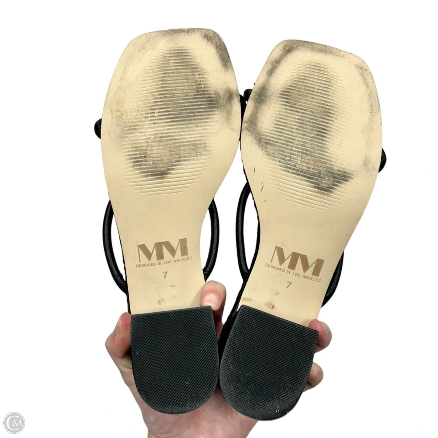 Sandals Flats By Mara & Mine In Black, Size: 7