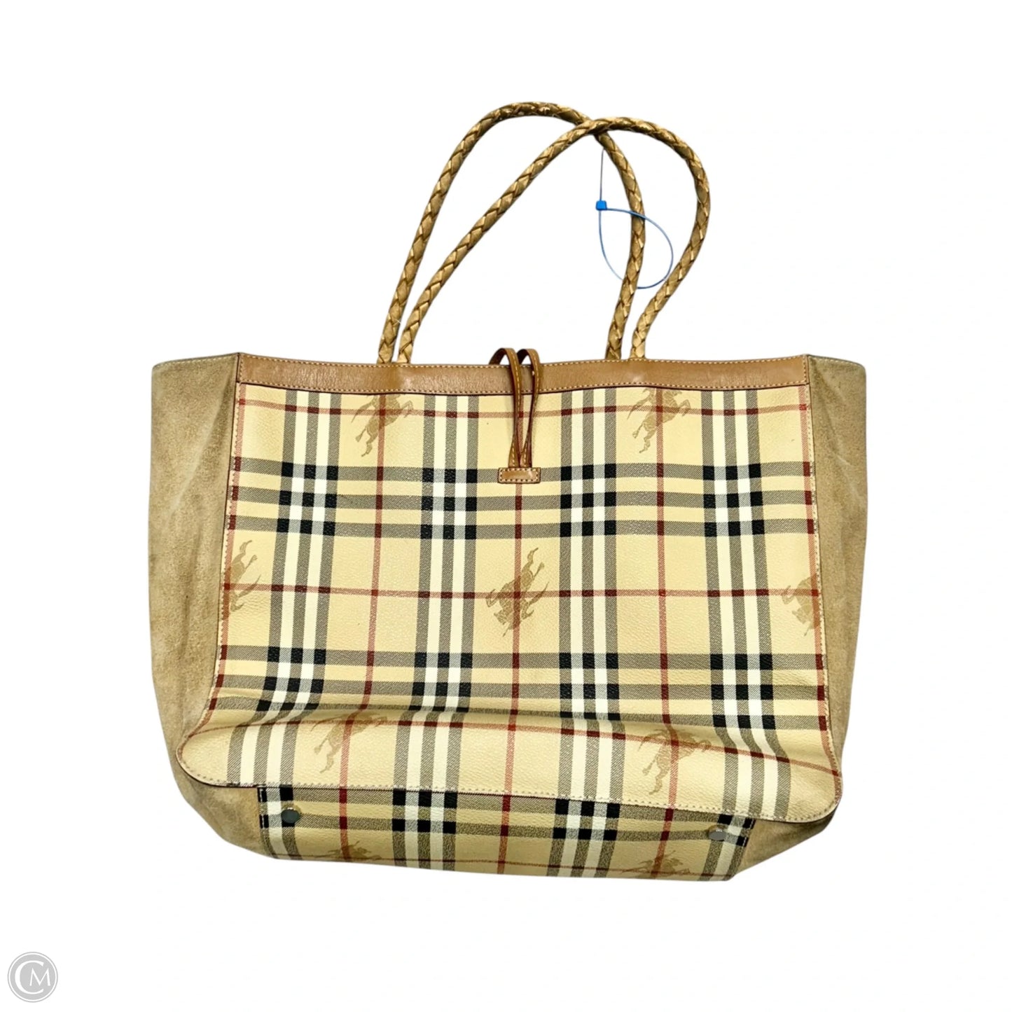 Tote Luxury Designer By Burberry, Size: Medium
