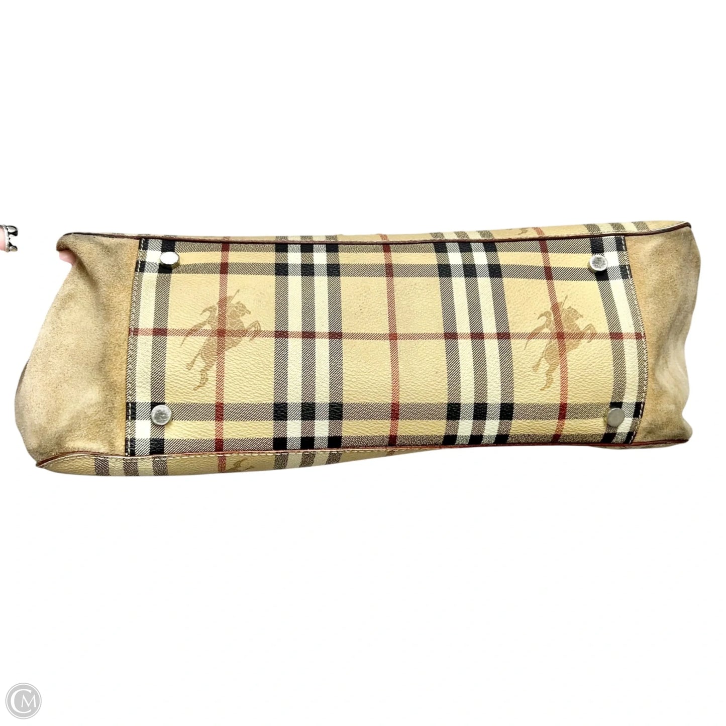 Tote Luxury Designer By Burberry, Size: Medium