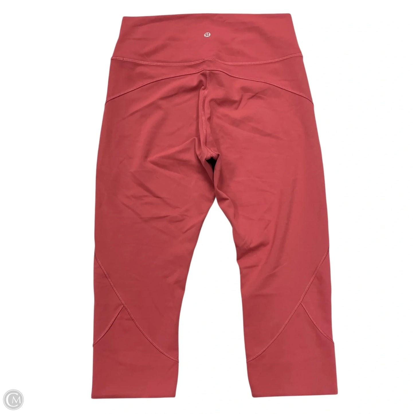 Athletic Leggings Capris By Lululemon In Red, Size: L