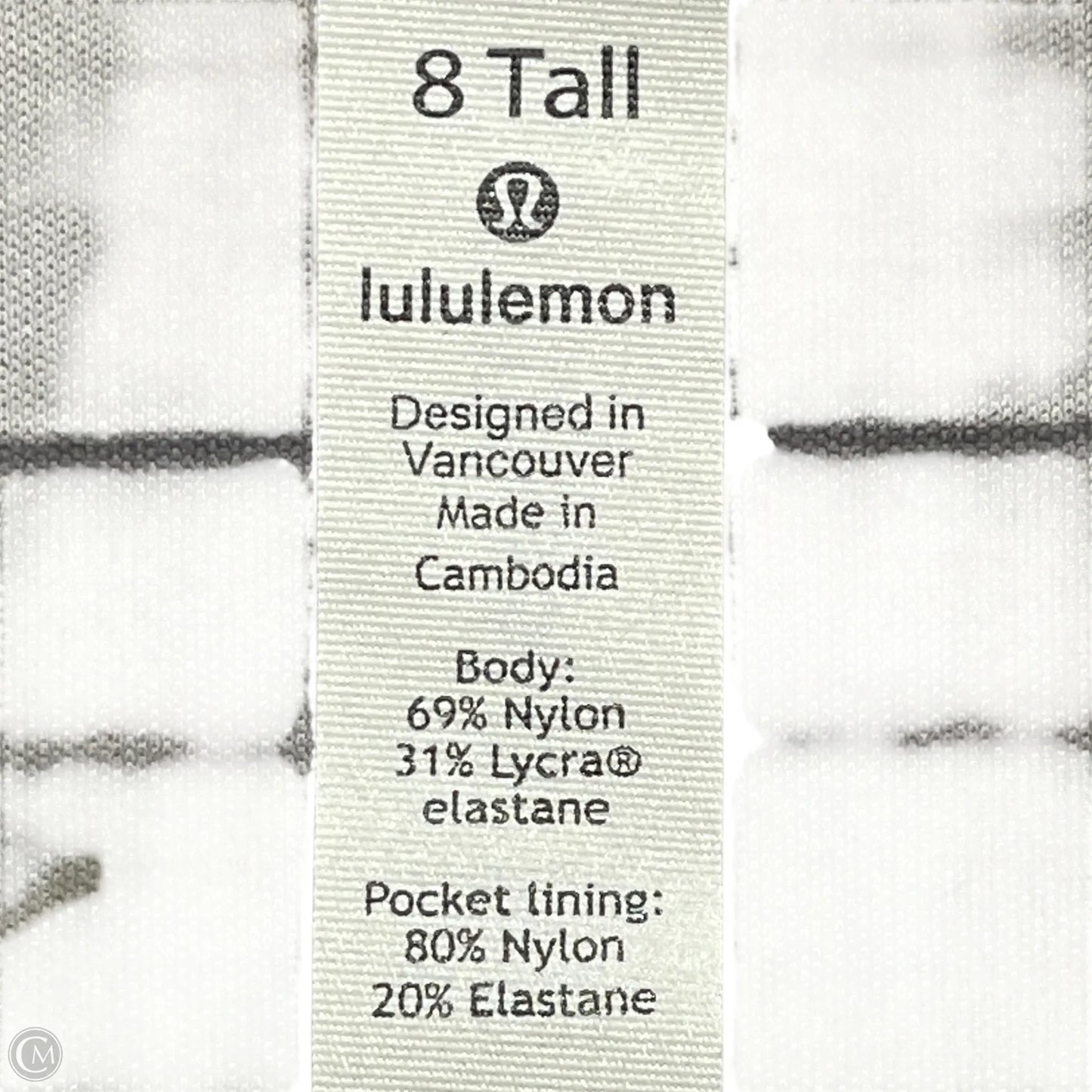 Athletic Leggings By Lululemon In Maroon, Size: M