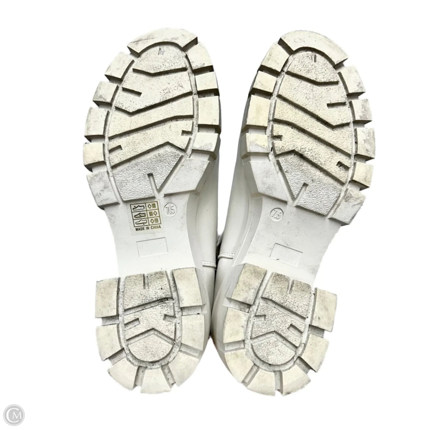 Boots Ankle Heels By Dream Paris In Cream, Size: 7.5