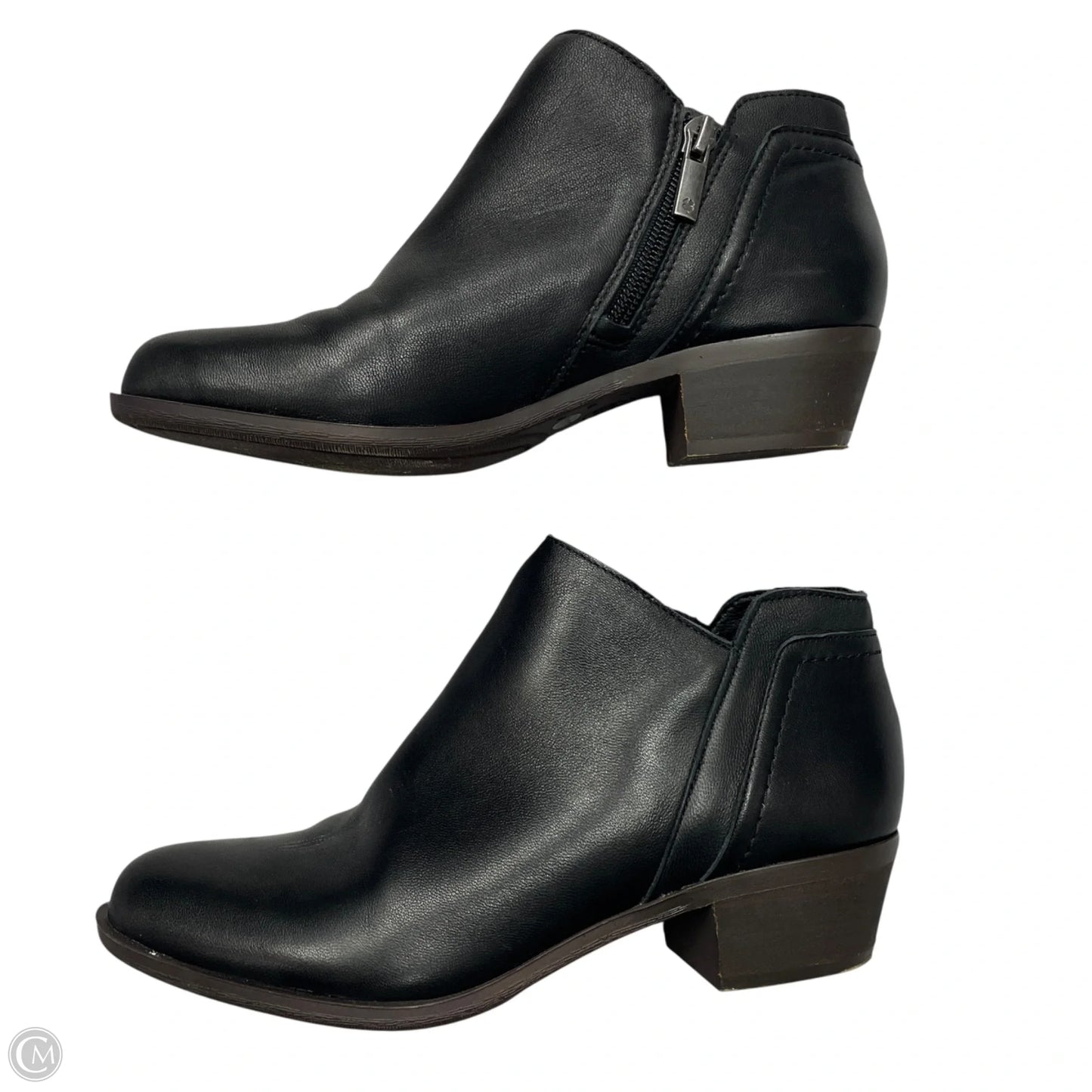 Boots Ankle Heels By Lucky Brand In Black, Size: 5