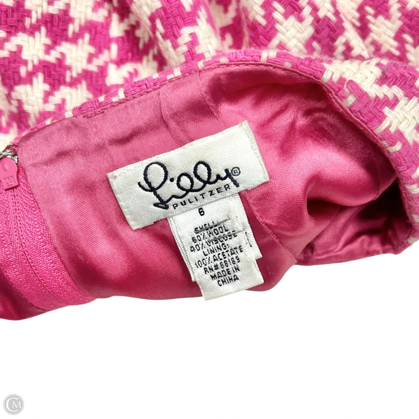 Skirt Designer By Lilly Pulitzer In Pink & White, Size: S