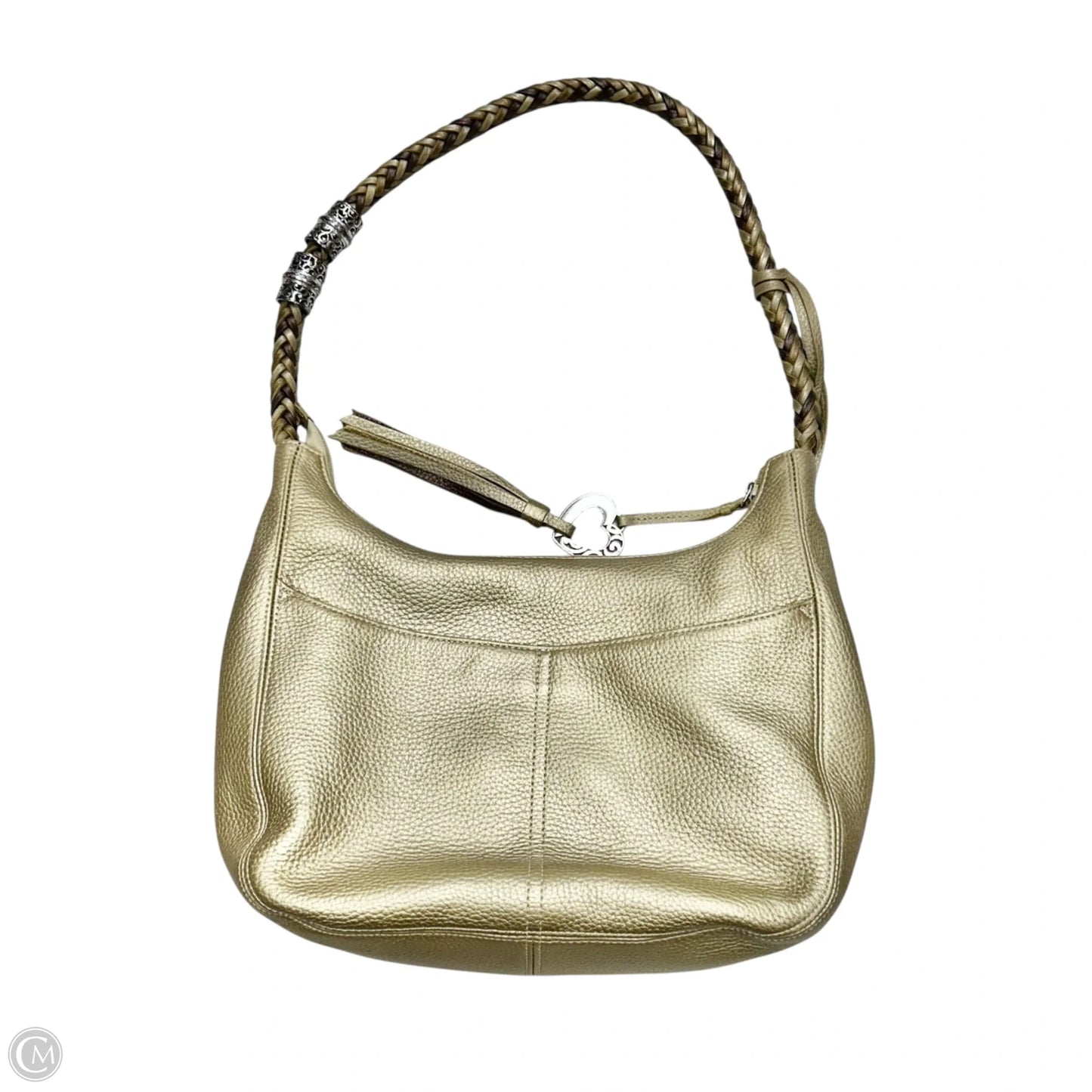 Handbag Leather By Brighton, Size: Medium
