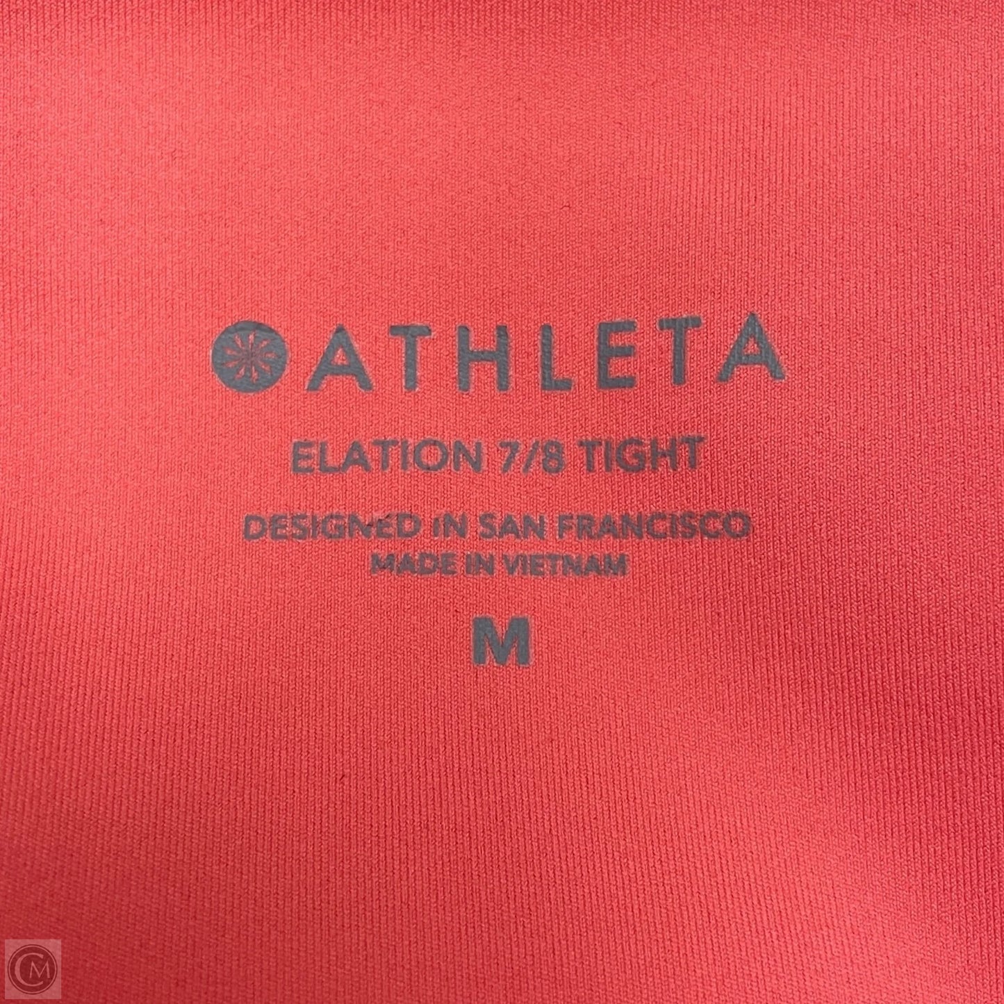 Athletic Leggings By Athleta In Peach, Size: M