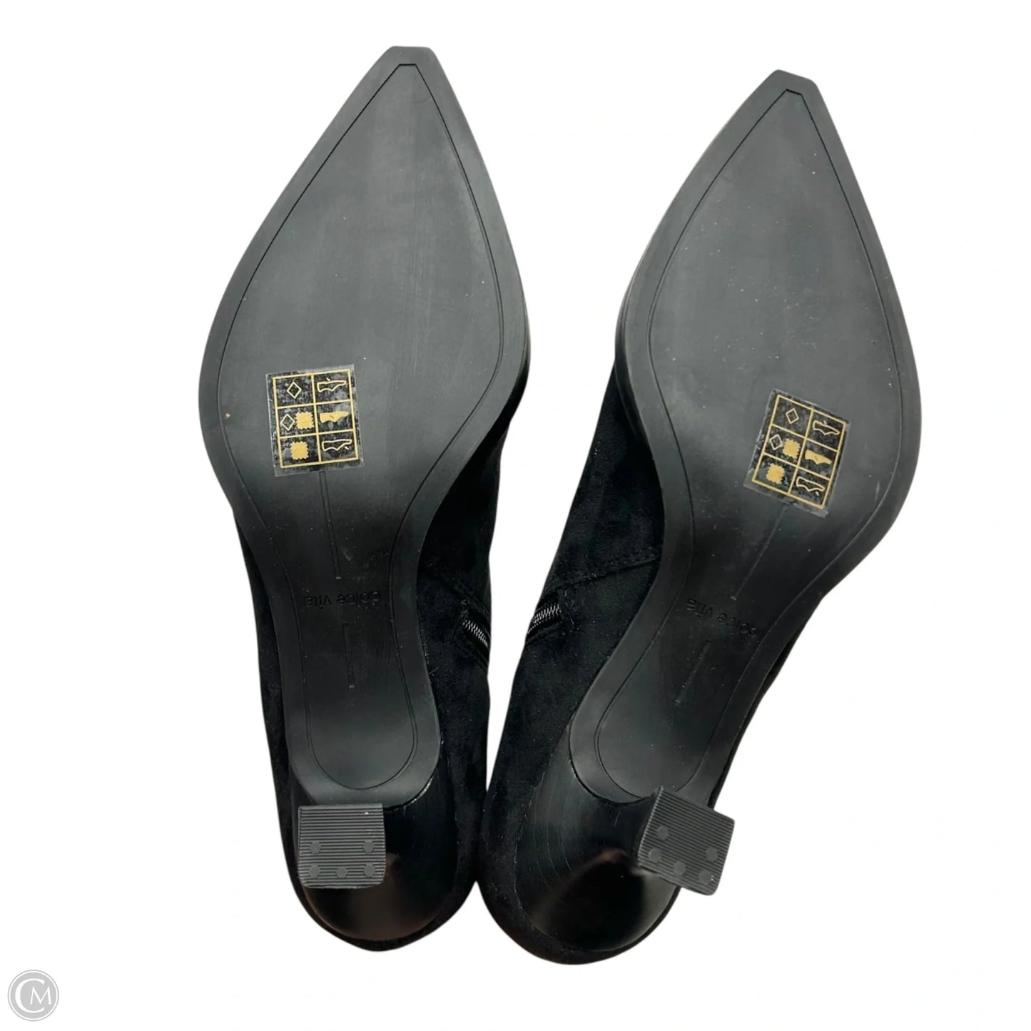 Boots Ankle Heels By Dolce Vita In Black, Size: 7.5