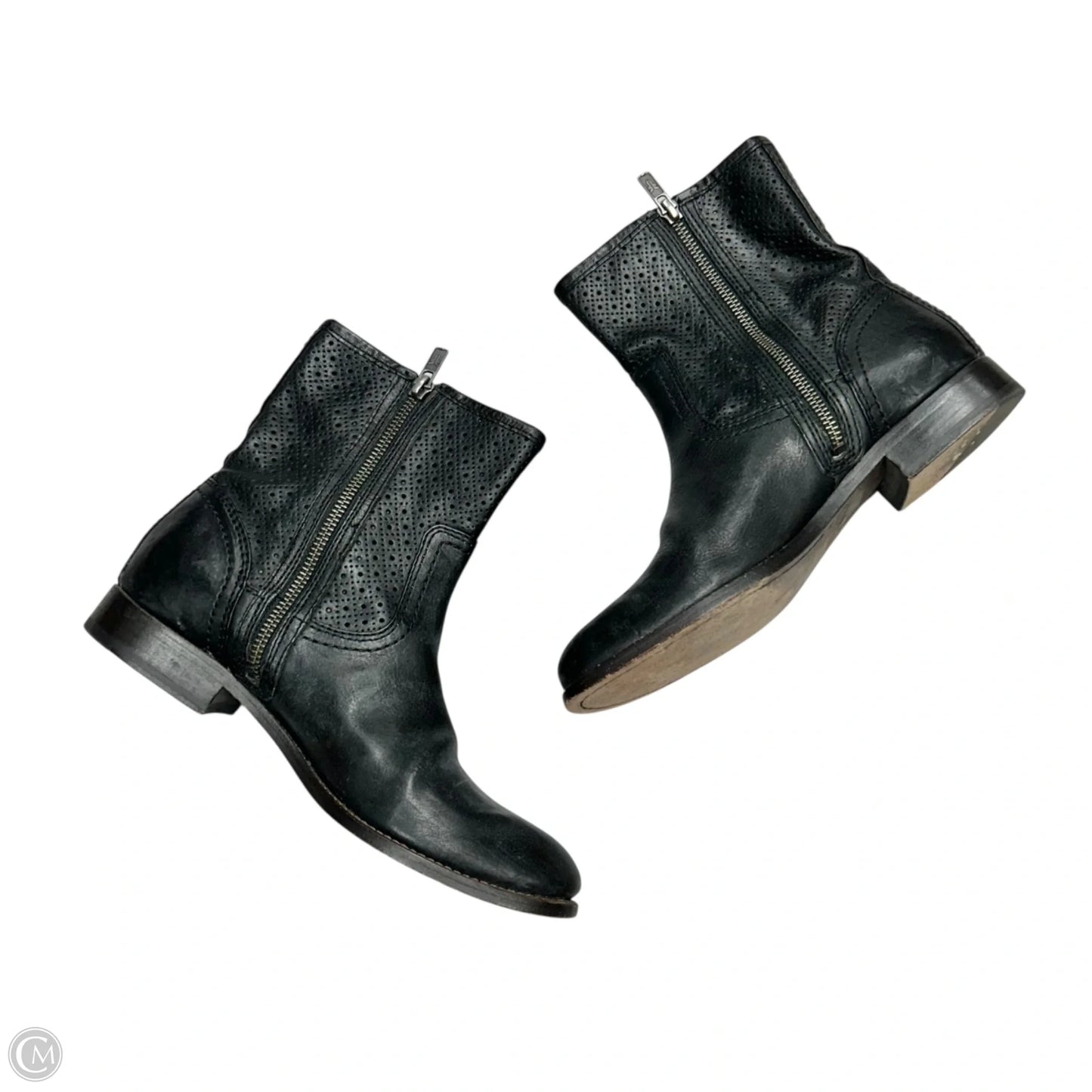 Boots Designer By Frye In Black, Size: 7