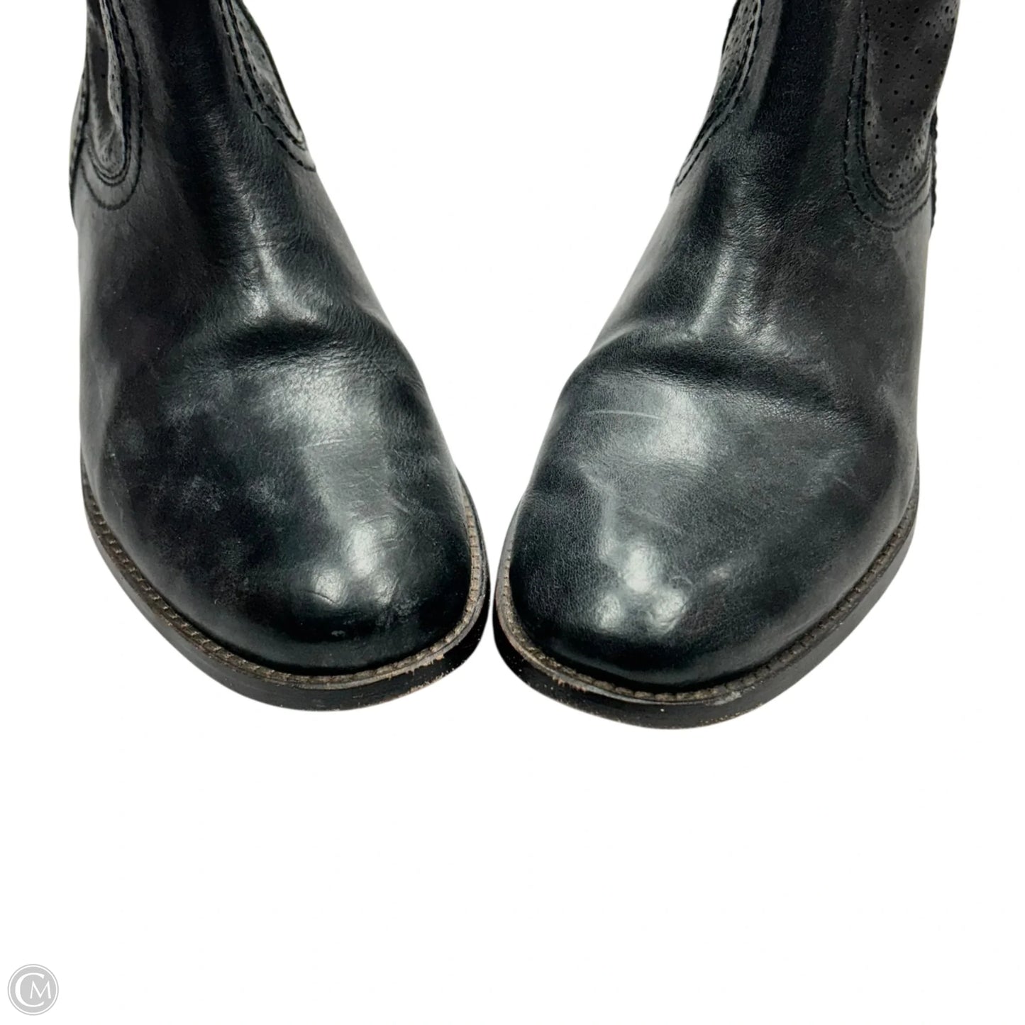 Boots Designer By Frye In Black, Size: 7