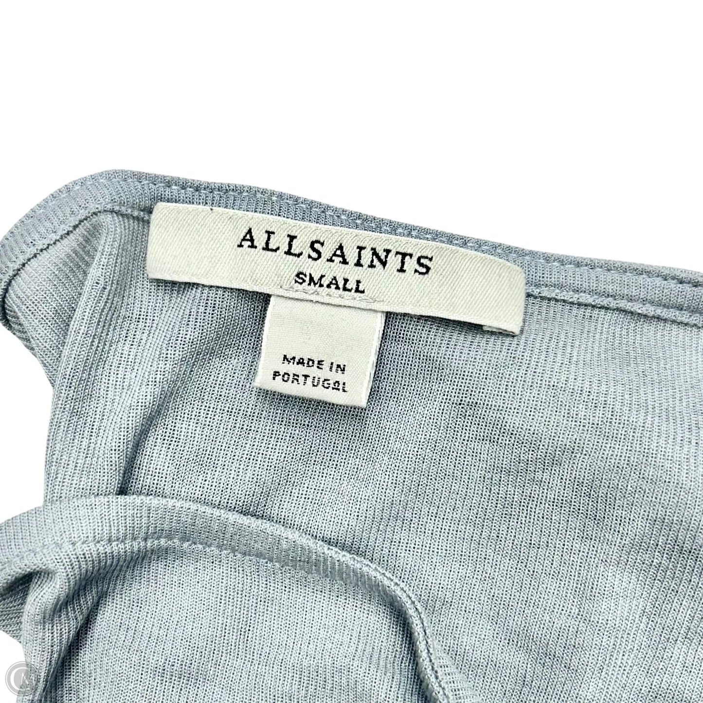 Top Long Sleeve Designer By All Saints In Blue, Size: S