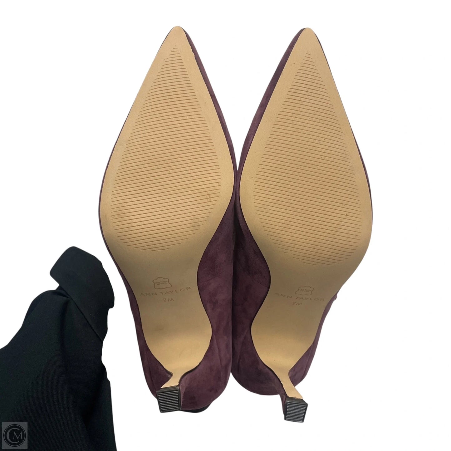 Shoes Heels Stiletto By Ann Taylor In Purple, Size: 7