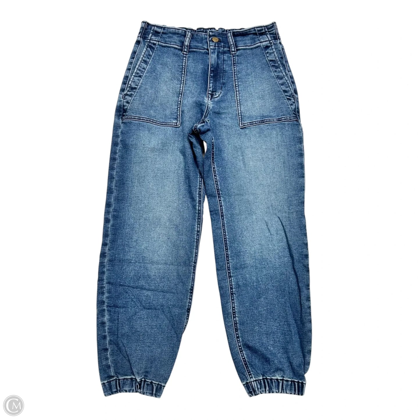 Jeans Cropped By J. Crew In Blue Denim, Size: 4