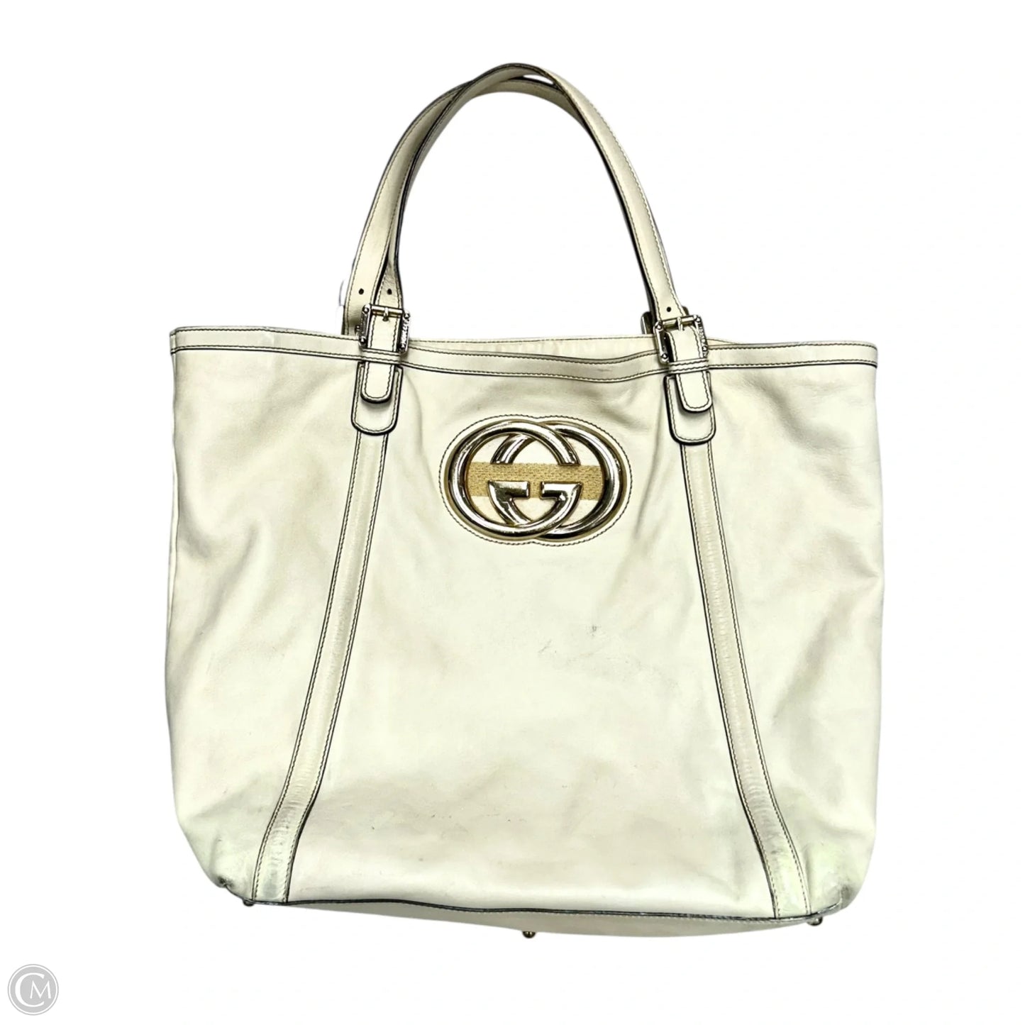 Tote Luxury Designer By Gucci, Size: Large